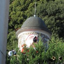 正面からだと光ボケ…