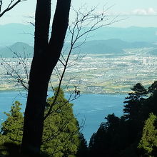 琵琶湖の眺めも素晴らしい♪
