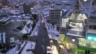 十字街電停からロープウェイ駅へ