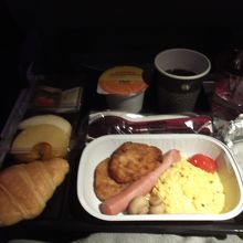 往路：2回目の機内食