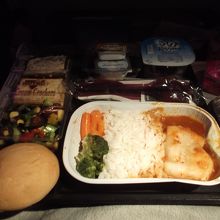 復路：2回目の機内食