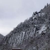 ホテル裏は絶壁