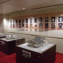 四階回廊の展示品