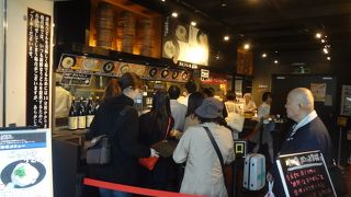 うどんはその場で作ってます