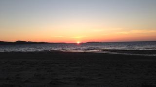 低い岬で最北端の地 スコトン岬 は 風が強いです。