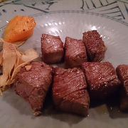 あわび＆神戸牛ステーキ