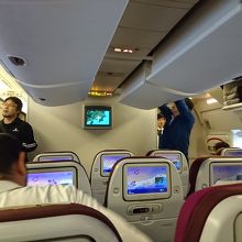 タイ国際航空 B777-300 機内
