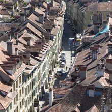 世界遺産の街並みを見下ろして。