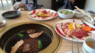 犬連れOKな焼肉店