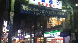 駅前の商店街