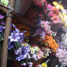 展示5カラフルなお花！(造花)