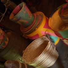 展示7カラフルな籠！欲しい