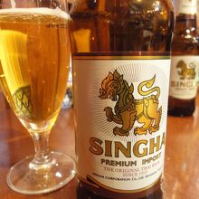 タイのビールといったら、まずはシンハー