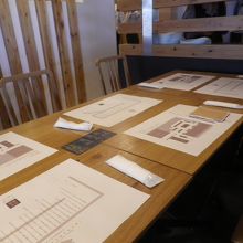 テーブル席を利用しました