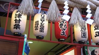 商店街にある。