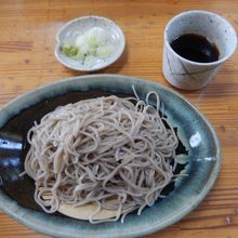もりそばを食べました