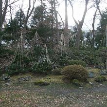 本堂裏の庭園は山形市の名勝に指定されています