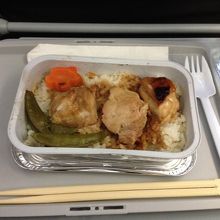 事前に注文した機内食