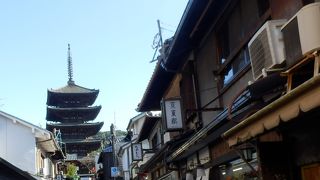 京都の東山を代表する景観