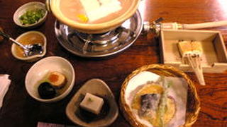 湯豆腐を食べに