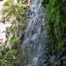 稚児ヶ滝最上段の滝