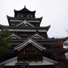 広島城の天守閣です。