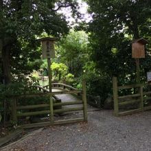 厳島神社、入口。