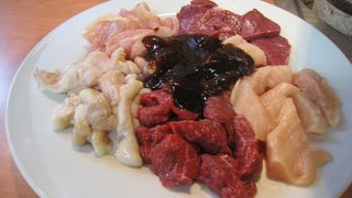 ホルモン中心の焼肉店