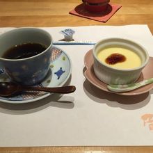 デザートとコーヒー