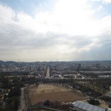 瀬戸内海まで見える本丸の庭