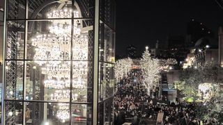 想像以上のシャンデリア