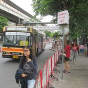 モーチット駅−ドンムアン空港間の移動で空港バスを利用