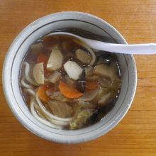 けんちんうどんを食べました