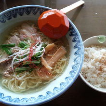 鯛ラーメン 塩＆鯛めしセット