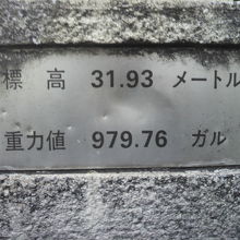 垂直方向の基準点の諸元を示す数値が記載されています。