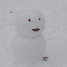 北海道の子が雪だるまを作る季節は12月か3月かな？
