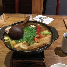 レストラン街で火鍋