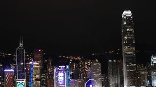 普段の夜景と変わらず