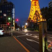 東京タワーを眺めるのにいい