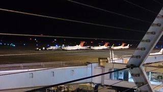 航空展示室の空ステージから出入り