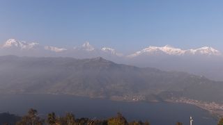 ポカラのマストスポット。ヒマラヤの絶景を満喫できます！