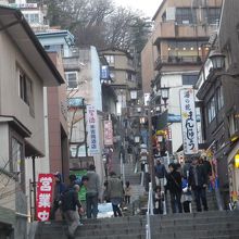 石段街です