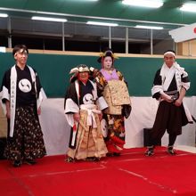 平和堂石山店にて、イベント『忠臣蔵』の模様。