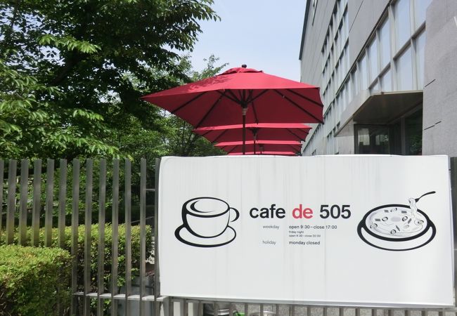 テラスで、満開の桜を観ながら、お花見ランチ