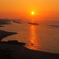 夏は夕日が綺麗です