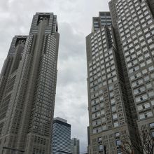 都庁・食堂でランチ