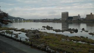 川幅も広くなり・木曽川