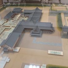 佐賀県立佐賀城本丸歴史館内の御殿の模型