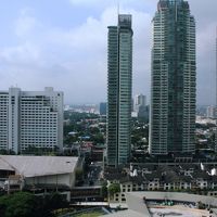 部屋の窓からの眺望