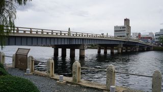宍道湖に近い橋